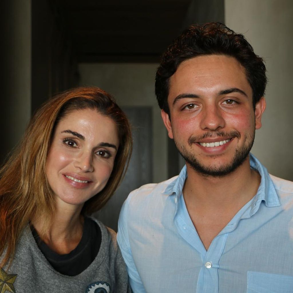 Königin Rania und Kronprinz Hussein im August 2017