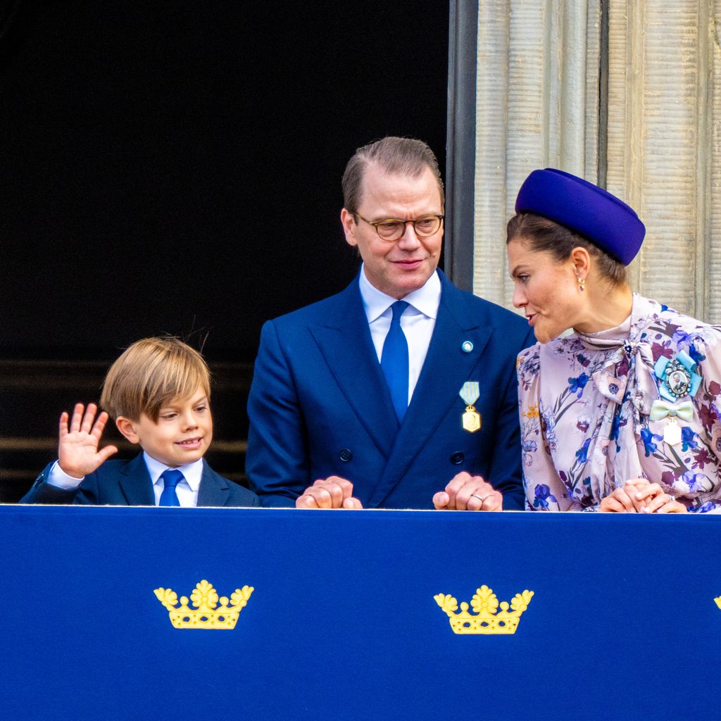 Königin Silvia von Schweden, Prinz Oscar, Prinz Daniel und Prinzessin Victoria, 2023