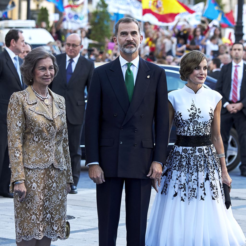Königin Sofia, König Filipe und Königin Letizia