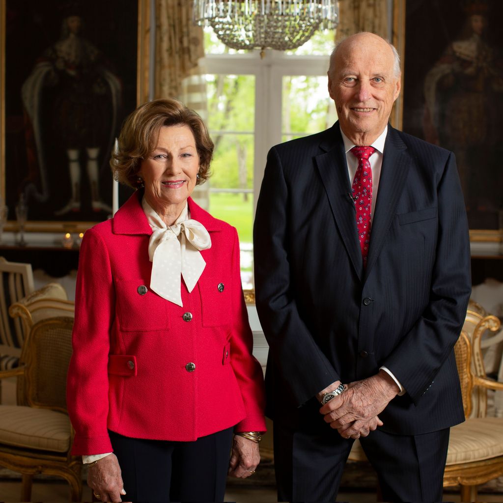 Königin Sonja und König Harald von Norwegen, Mai 2020