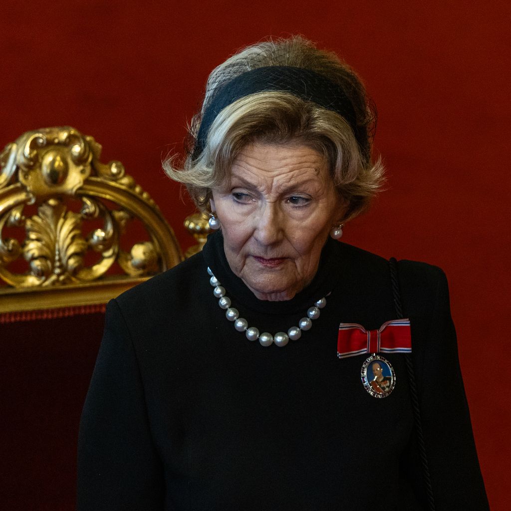 Königin Sonja von Norwegen bei der Treueeid-Zeremonie im Stortinget in Oslo