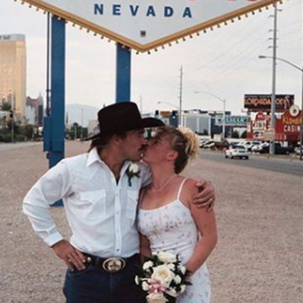 Konny und Manu Reimann an ihrem Hochzeitstag, 2003