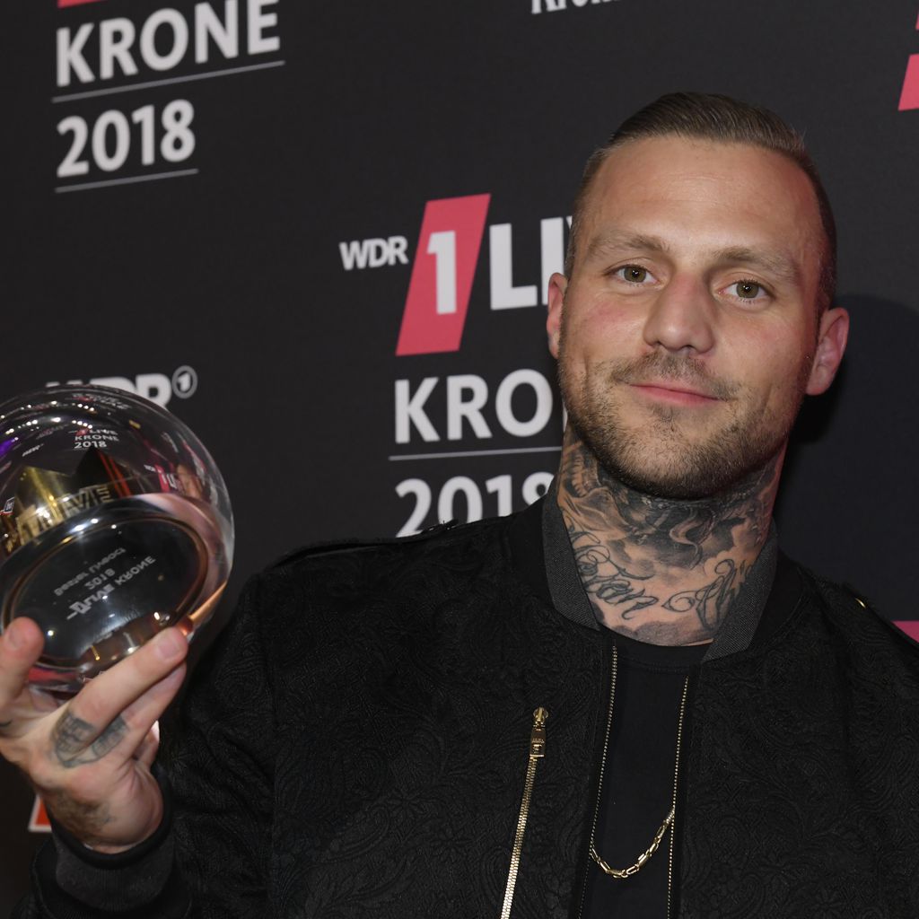 Kontra K bei der Verleihung der 1Live-Krone