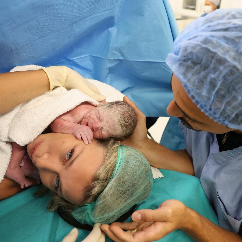 Koray Günter mit seiner Freundin Veronica und ihrer Tochter Aleyna