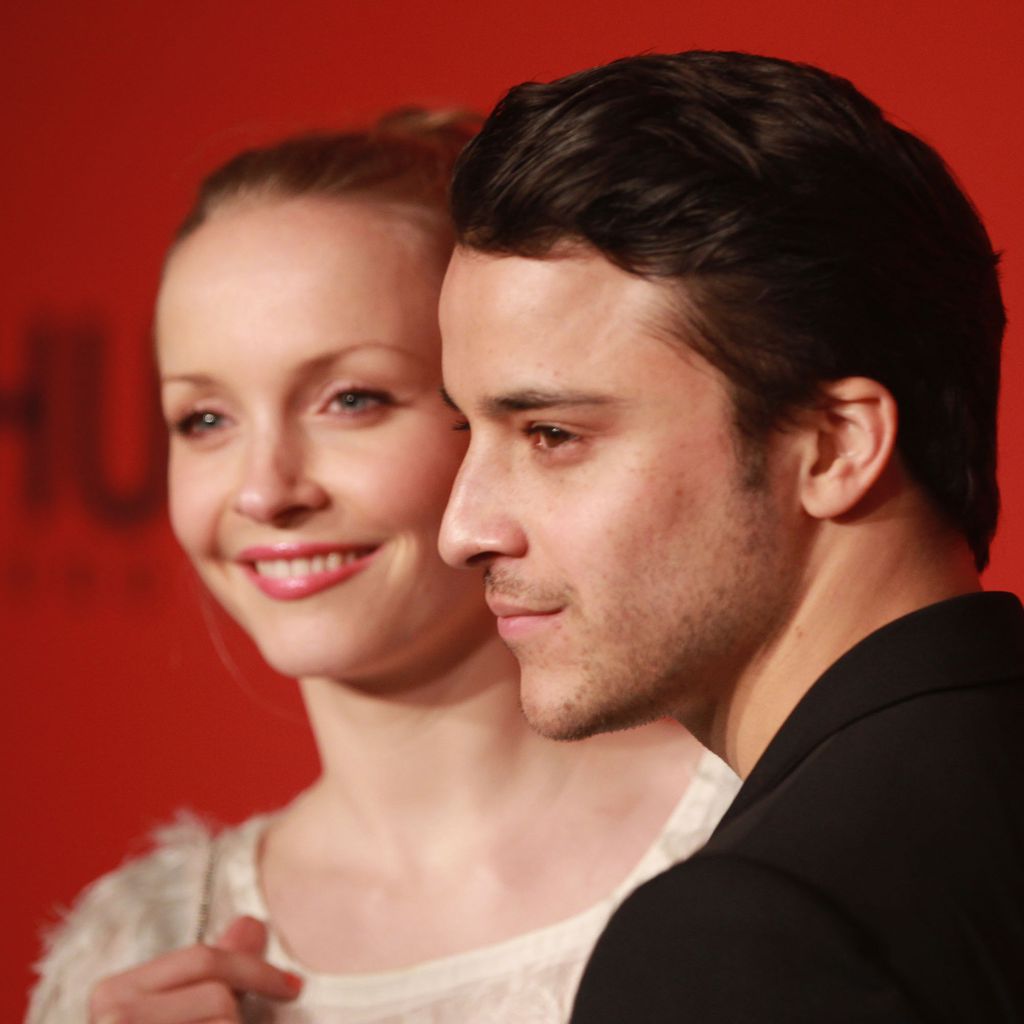 Kostja Ullmann und Janin Ullmann bei einer Hugo Boss-Modenschau 2012