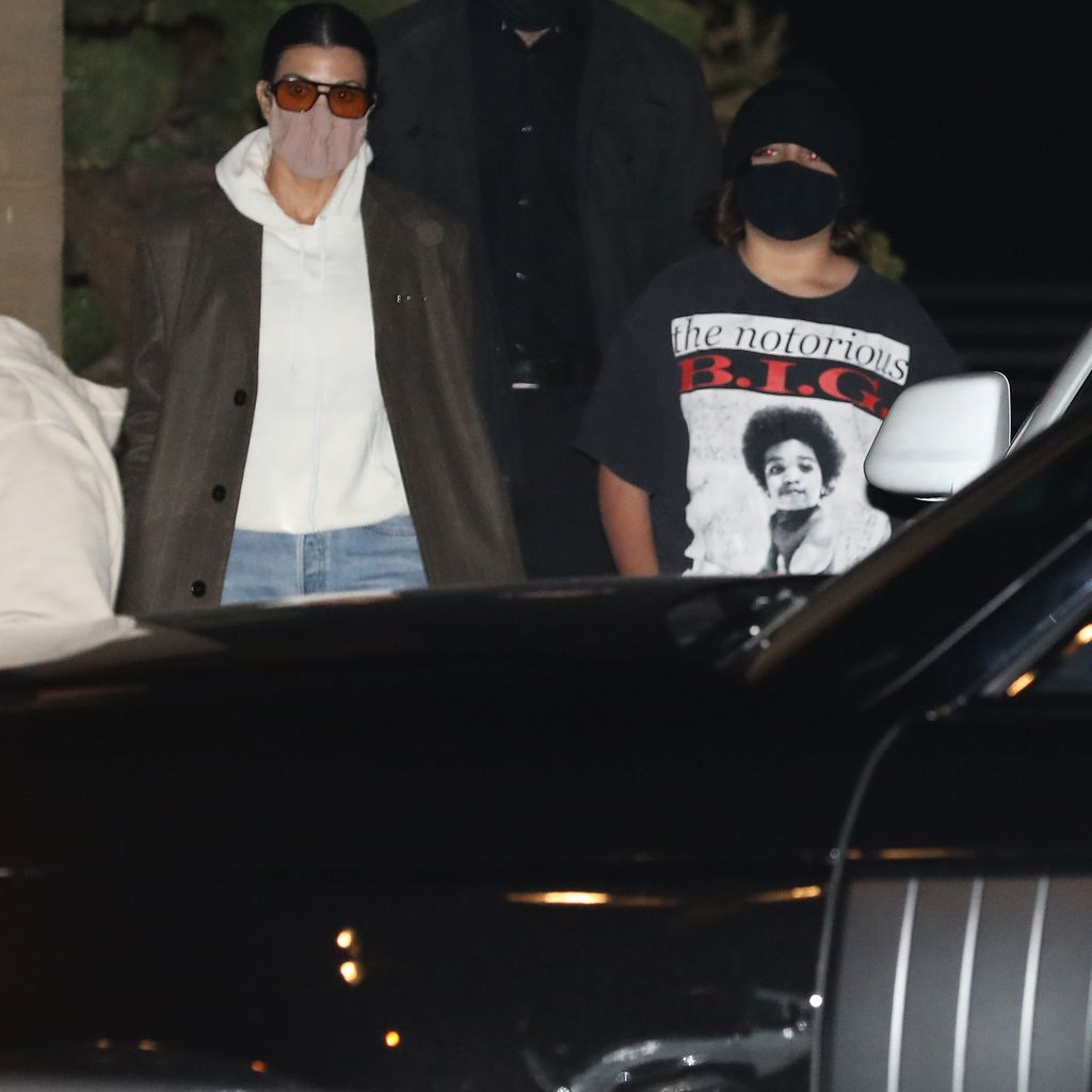 Kourtney Kardashian mit ihrem Sohn Mason Disick