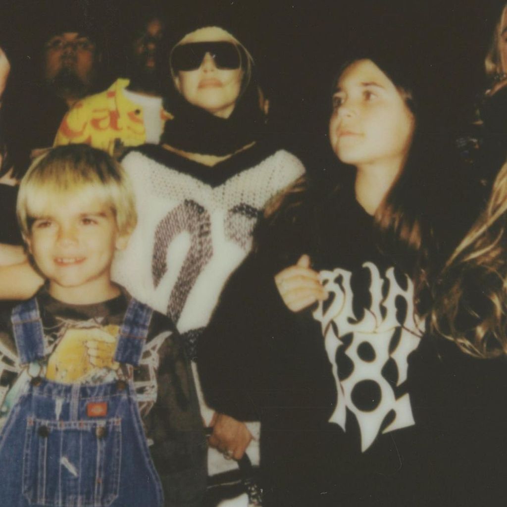 Kourtney Kardashian mit ihren Kindern Reign und Penelope