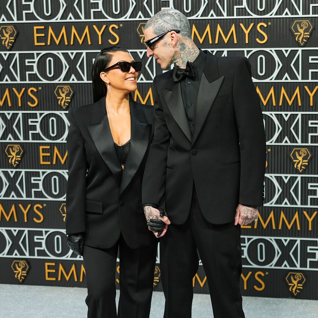 Kourtney Kardashian und Travis Barker, Januar 2024