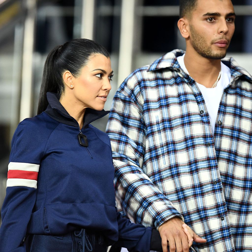 Kourtney Kardashian und Younes Bendjima beim Champions League Spiel in Paris 2017