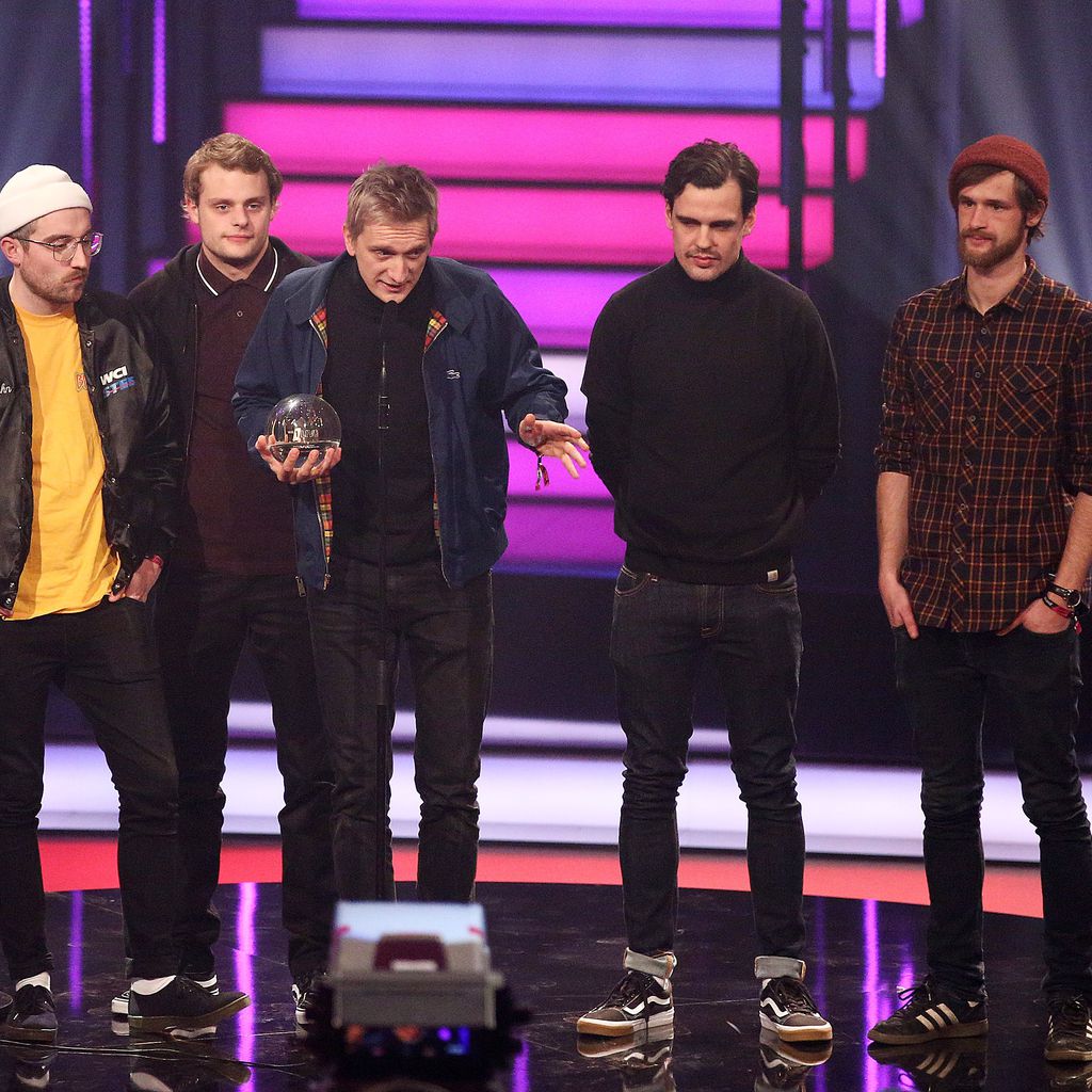 Die Band Kraftklub bei der 1LIVE Krone 2017