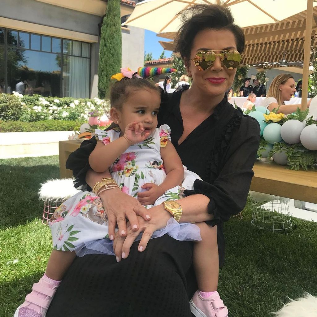 Kris Jenner mit ihrer Enkelin Dream im November 2022