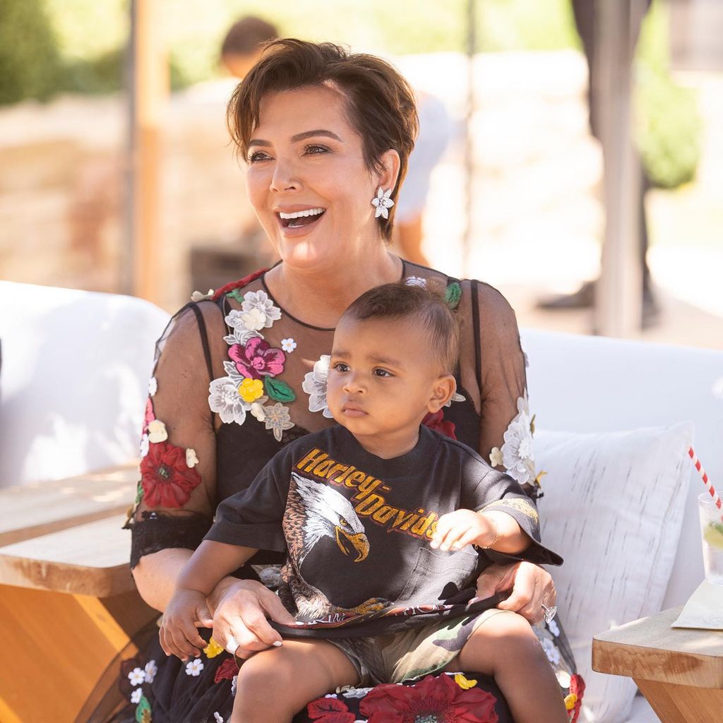 Kris Jenner und ihr Enkel Psalm