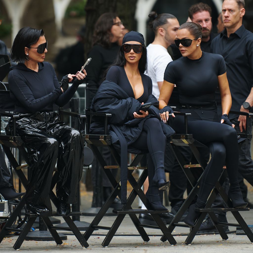 Kris Jenner, Kim Kardashian und Khloé Kardashian im September 2025 in New York