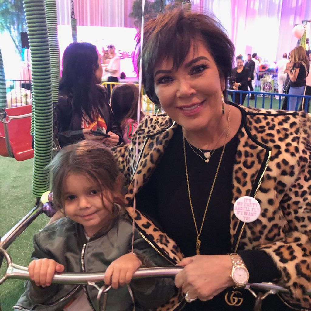 Kris Jenner mit ihrem Enkel Reign Disick