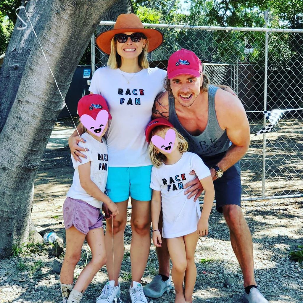 Kristen Bell und Dax Shepard mit ihren Kindern