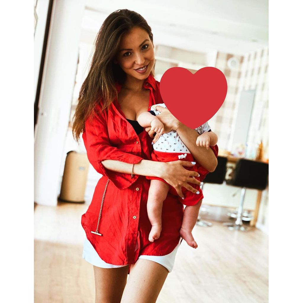 Kristina Yantsen mit ihrem Sohn Aaron
