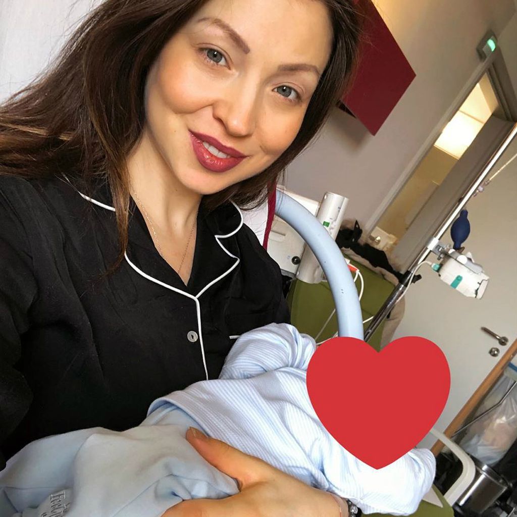 Kristina Yantsen mit ihrem Baby