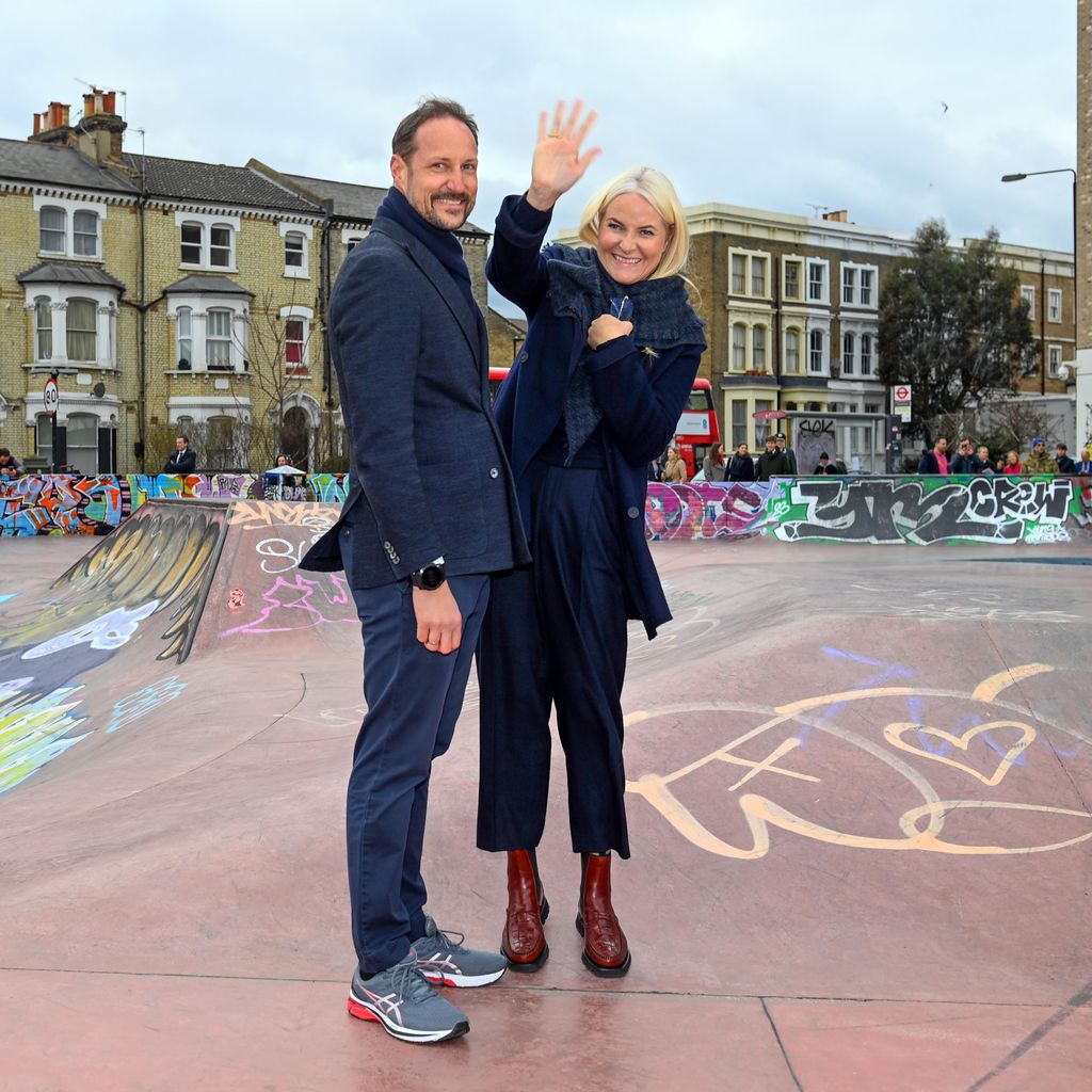 Kronprinz Haakon und seine Frau Mette-Marit in London, März 2023