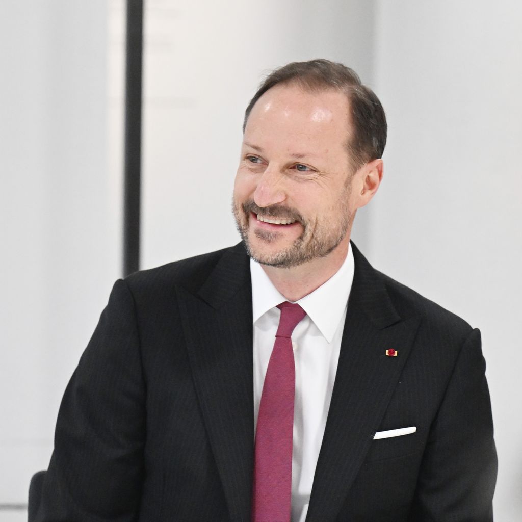 Kronprinz Haakon besucht das Nobel Peace Prize Centre in Oslo während des Belgien-Staatsbesuchs