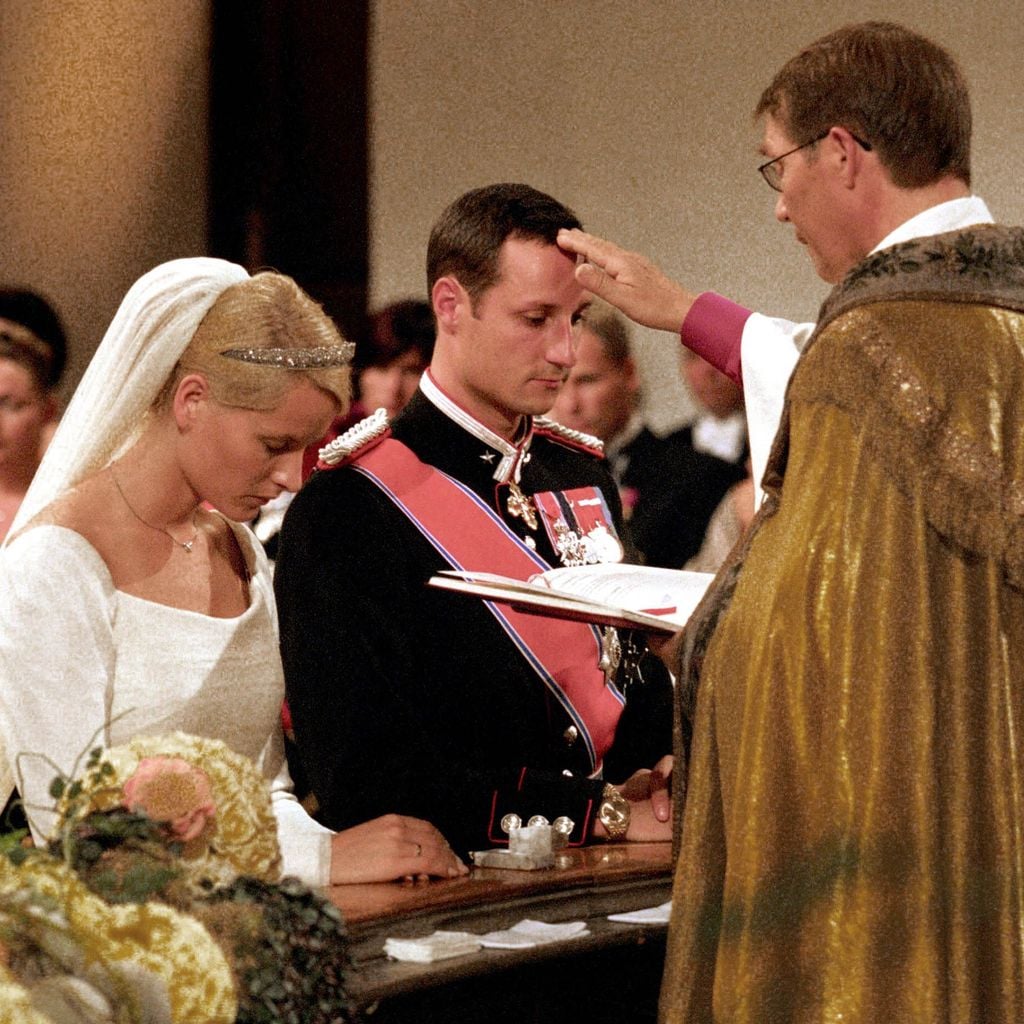 Haakon und Mette-Marit geben sich in Oslo das Jawort, 25. August 2001