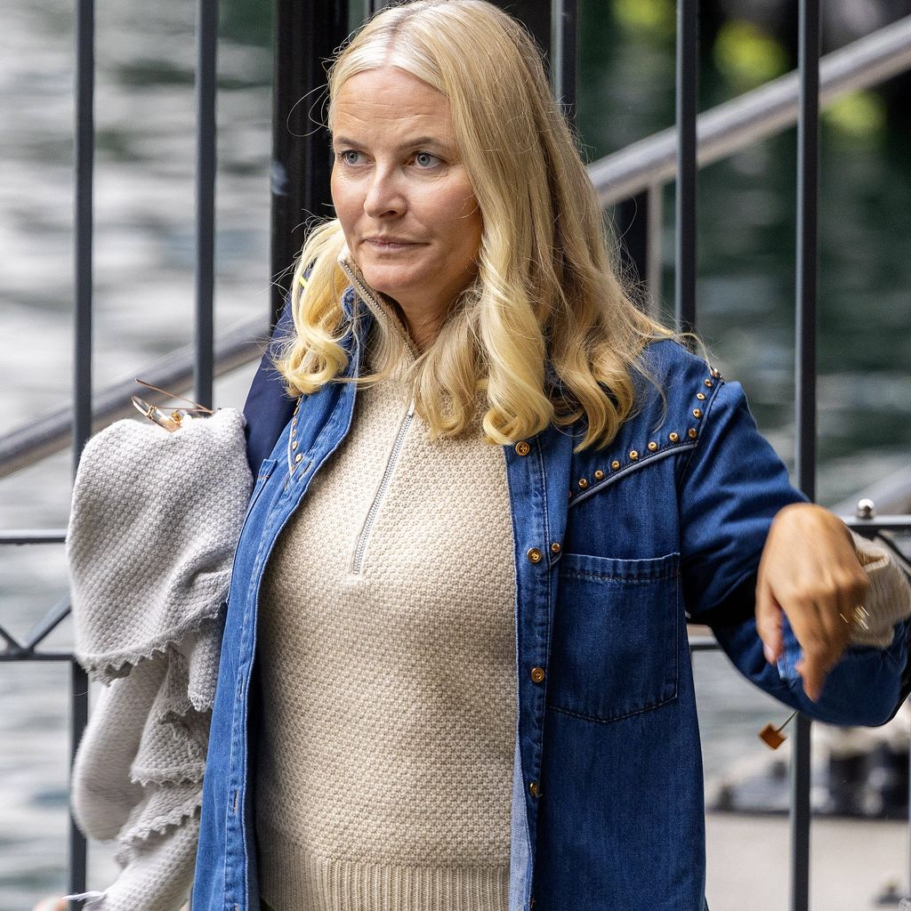 Kronprinzessin Mette-Marit bei einer Veranstaltung in Geiranger