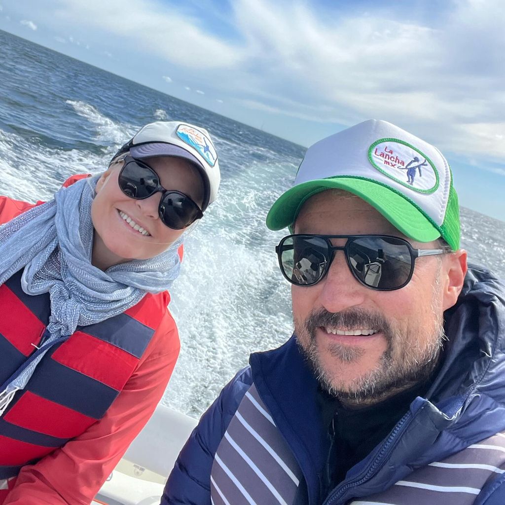 Kronprinzessin Mette-Marit und Kronprinz Haakon, Mitglieder des norwegischen Königshauses