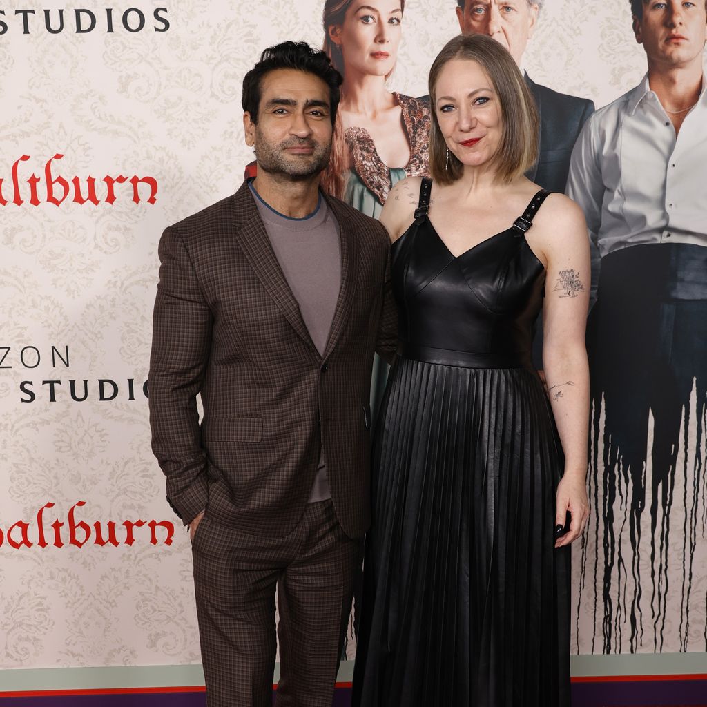 Kumail Nanjiani und Emily V. Gordon im November 2023 in Los Angeles