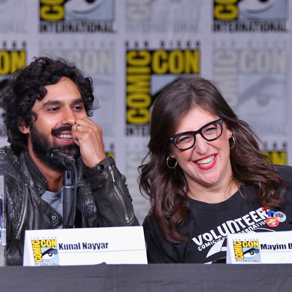 Kunal Nayyar und Mayim Bialik bei der Comic-Con 2018 in San Diego