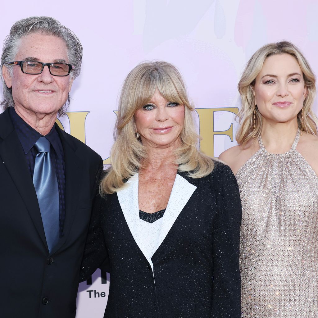 Kurt Russell, Goldie Hawn und Kate Hudson im September 2024