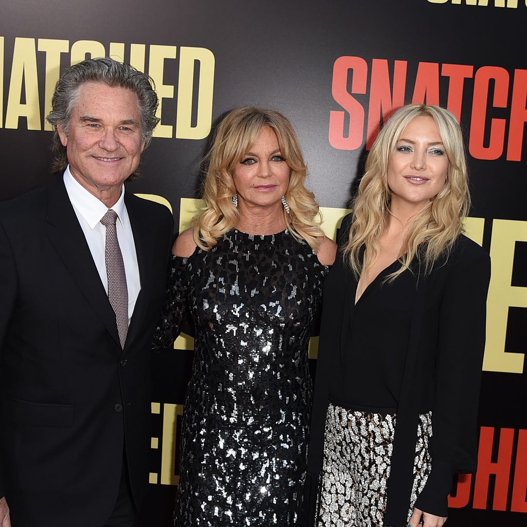 Kurt Russell, Goldie Hawn und Kate Hudson