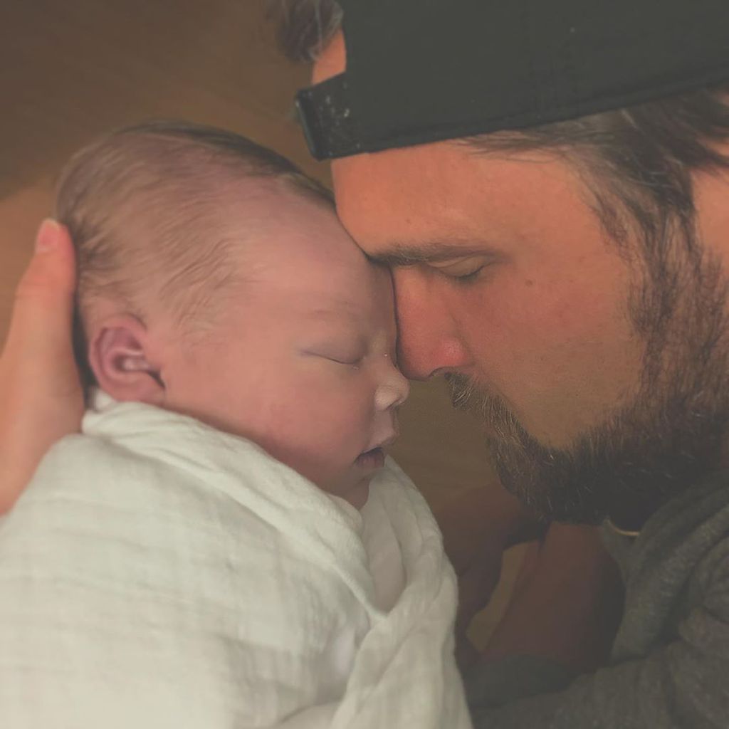 Kyle Bosworth mit seinem Sohn