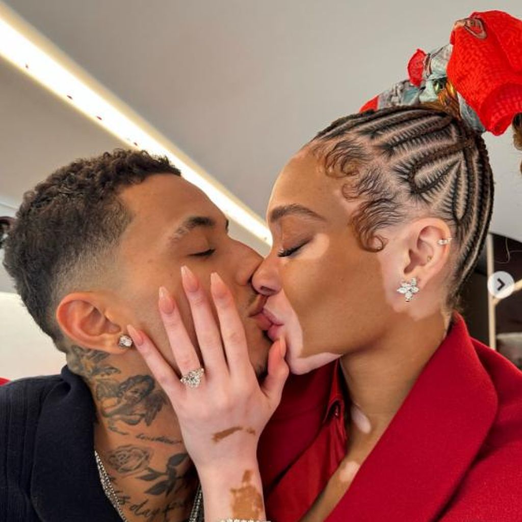 Kyle Kuzma und Winnie Harlow, Februar 2025