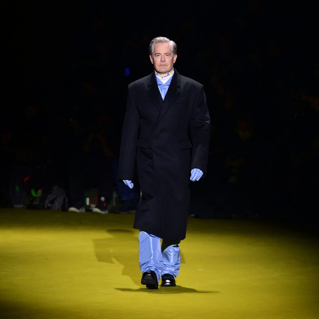Kyle MacLachlan bei der Prada-Fashionshow im Januar 2022