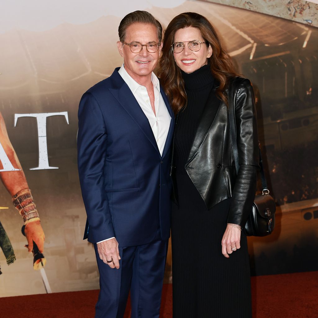 Kyle MacLachlan und seine Fau Desiree Gruber im November 2024