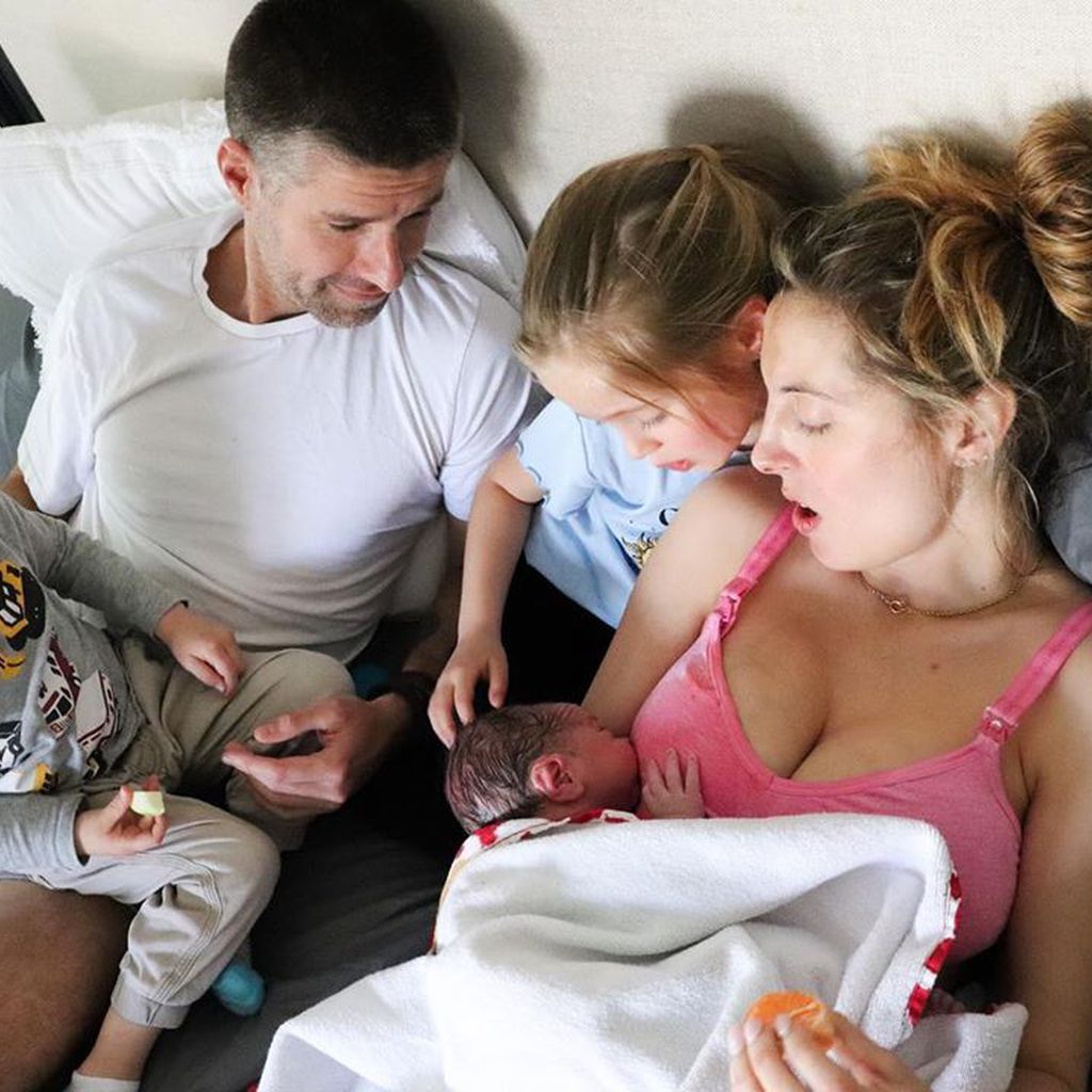 Kyle Martino und Eva Amurri Martino mit ihren drei Kindern