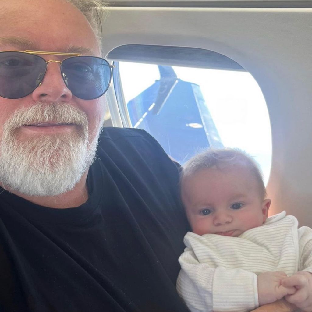 Kyle Sandilands mit seinem Sohn Otto