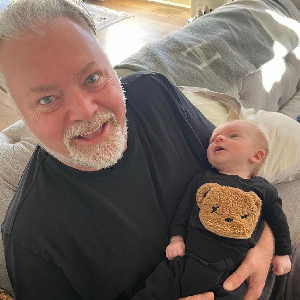 Kyle Sandilands mit seinem Sohn