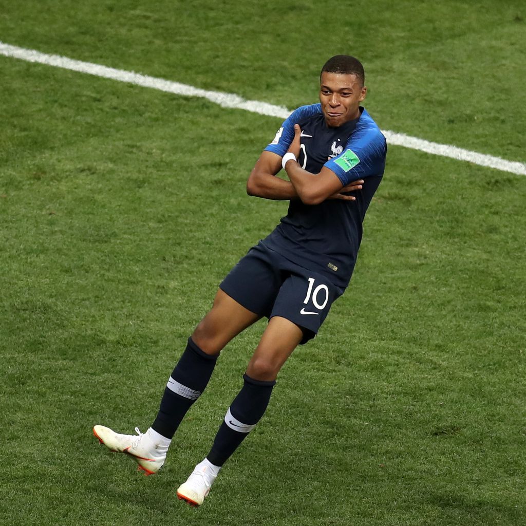 Kylian Mbappé nach seinem Tor im WM-Finale