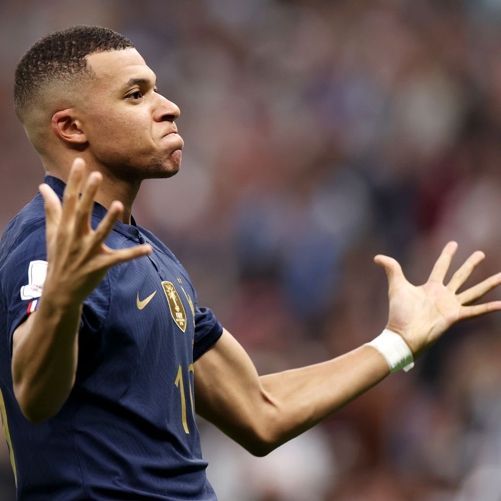 Kylian Mbappé bei der Fußballweltmeisterschaft 2022