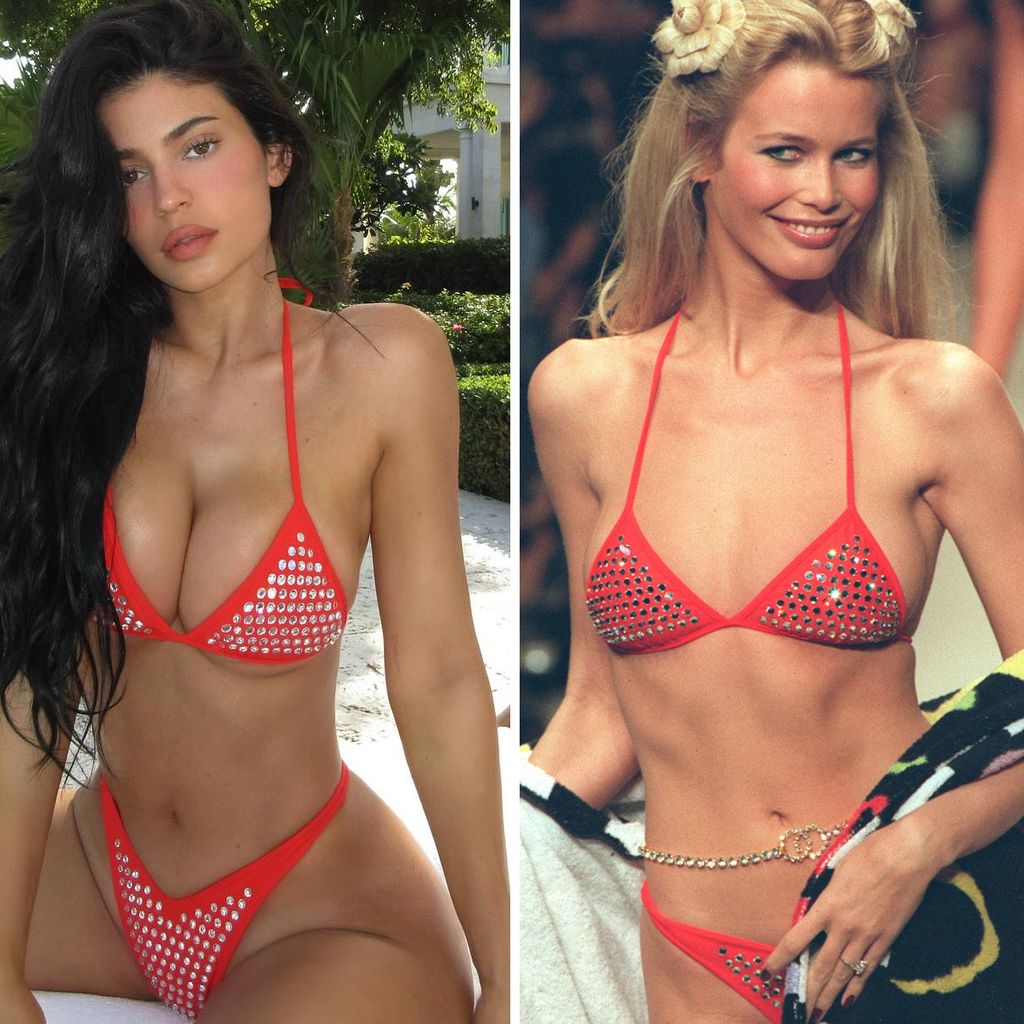 Kylie Jenner und Claudia Schiffer