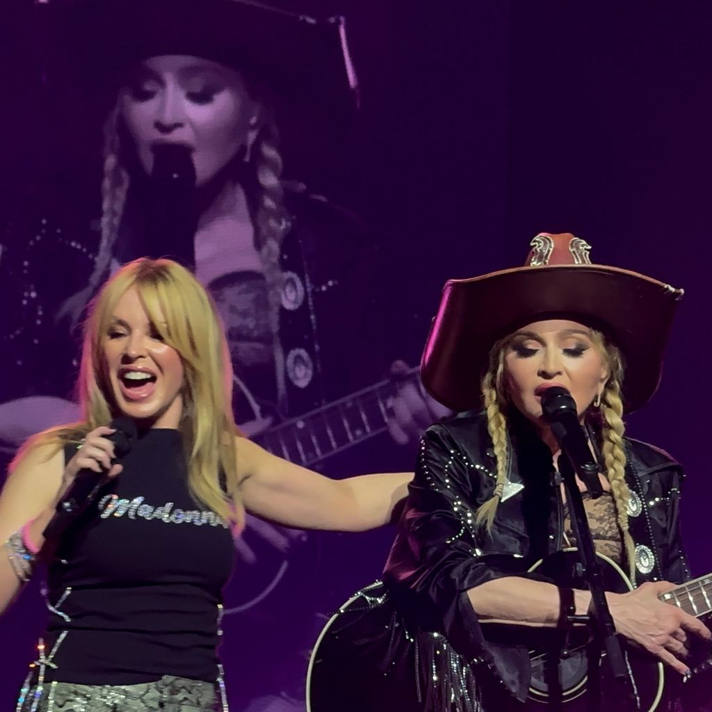 Kylie Minogue und Madonna bei der "Celebrations"-Tour 2024
