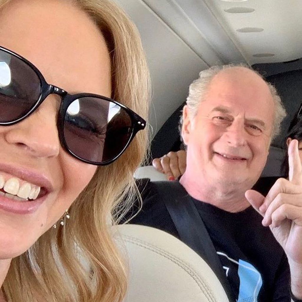 Kylie Minogue und Michael Gudinski