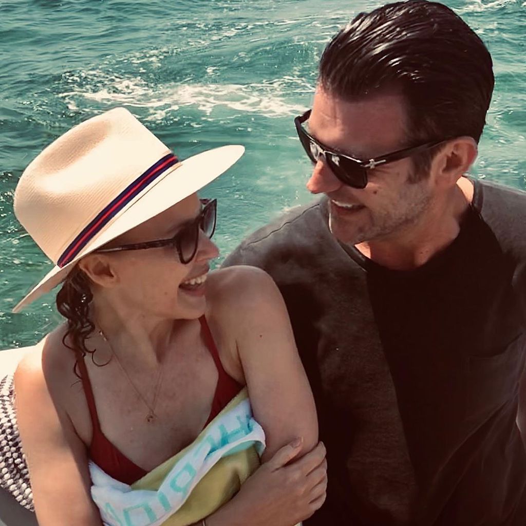 Kylie Minogue und Paul Solomons, Dezember 2019