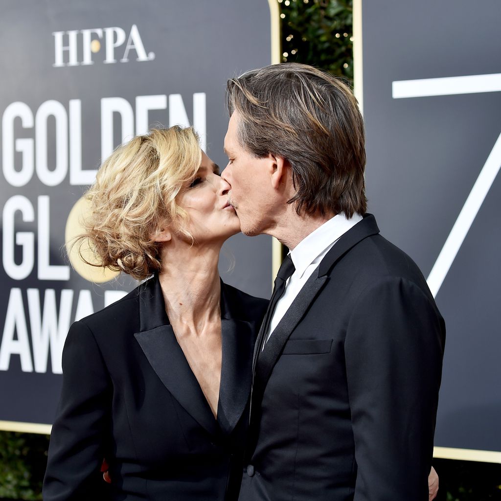 Kyra Sedgwick und Kevin Bacon bei den Golden Globes 2018