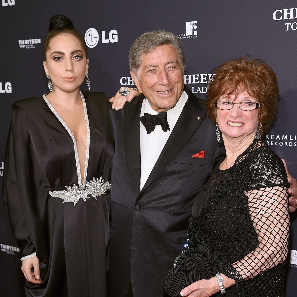 Lady Gaga mit Tony Bennett und Oma Ronnie Bissett