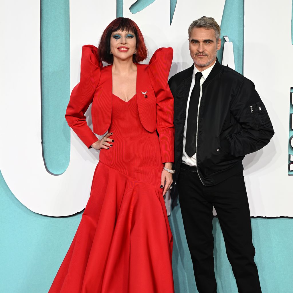 Lady Gaga und Joaquin Phoenix auf der UK-Premier von "Joker Folie à Deux", 2024