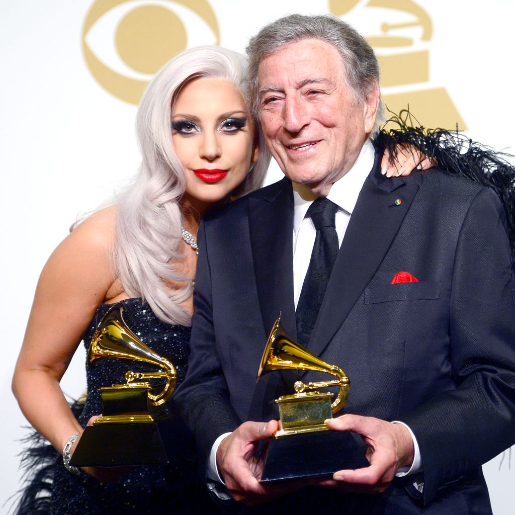 Lady Gaga und Tony Bennett bei den Grammy-Awards 2015