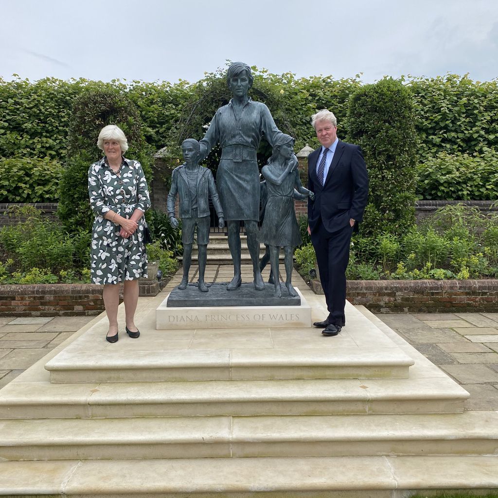 Lady Jane Fellowes und Charles Spencer im Juli 2021
