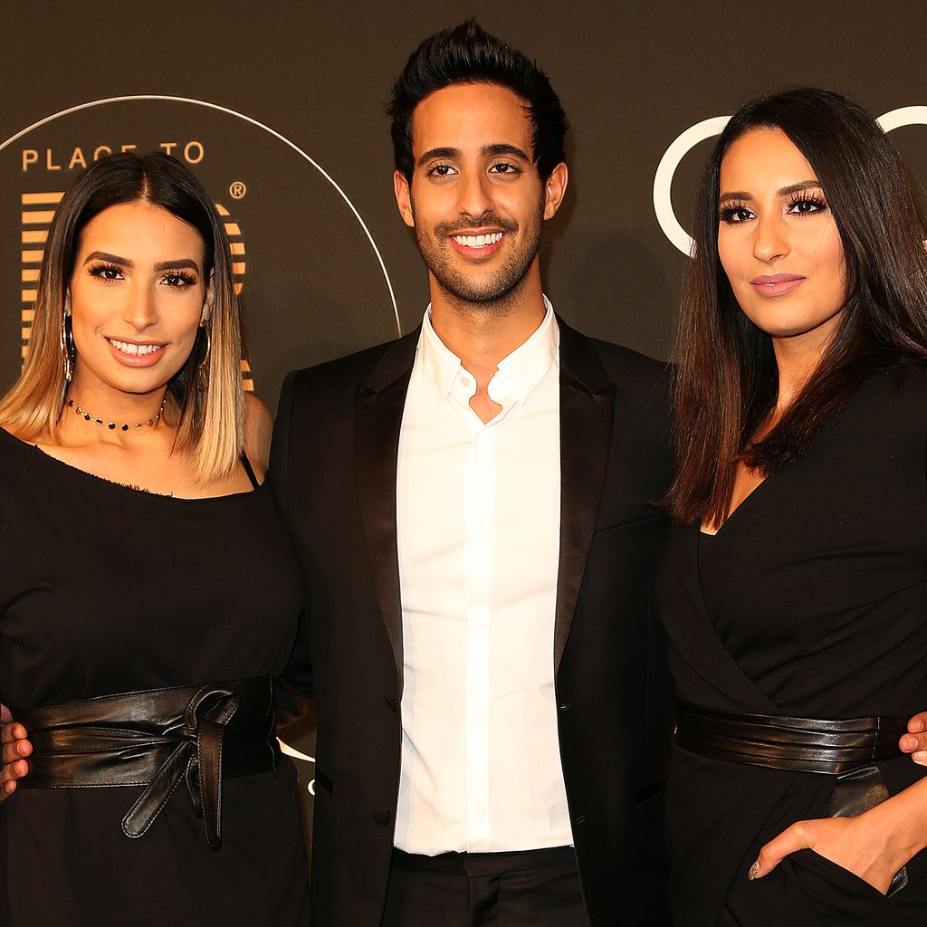 Lamiya, Sami und Dounia Slimani auf dem "Place To B Influencer Award" in Berlin