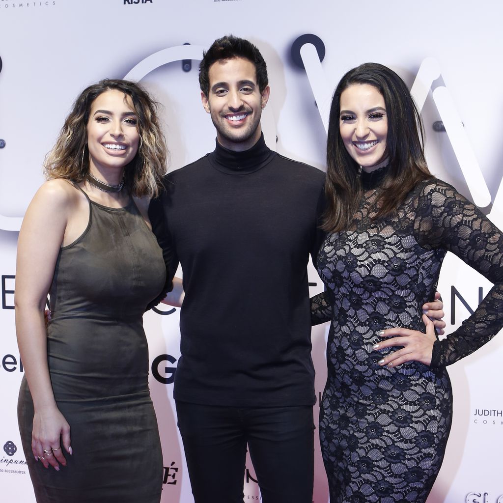Lamiya, Sami und Dounia Slimani auf der Glow Con in Berlin